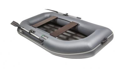 Гребная ПВХ лодка с надувным дном Гавиал 240 НД